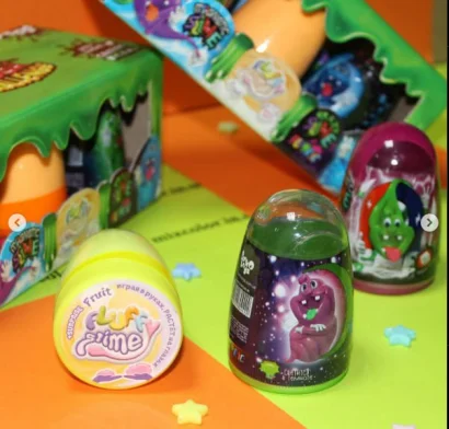 В'язка маса &quot;3 в 1&quot; Magnetic Slime, &quot;Fluffy Slime&quot;, &quot;Crazy Slime Fluoric&quot; SLM-14-01U кольори в асортименті