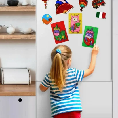 Дитячий набір для творчості картини з піску 9 в 1 KP-005 з магнітами