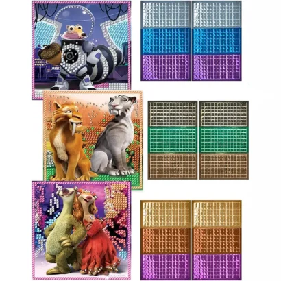 Дитяча мозаїка "Льодовиковий період" 3 в 1 KP-002