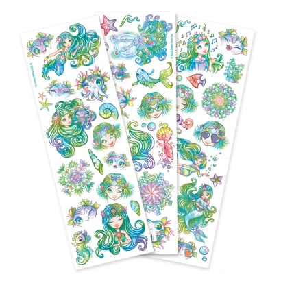 Набір тимчасових татуювань NEBULOUS STARS &ndash; БОДІ-АРТ: ЗІРКОВІ МАЛЮНКИ (в асорт.)