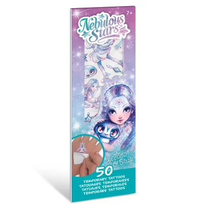 Набір тимчасових татуювань NEBULOUS STARS &ndash; БОДІ-АРТ: ЗІРКОВІ МАЛЮНКИ (в асорт.)