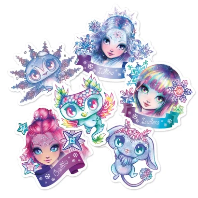 Набір вінілових наліпок NEBULOUS STARS &ndash; ЗІРКИ ТУМАННОГО СВІТУ (в ас.)