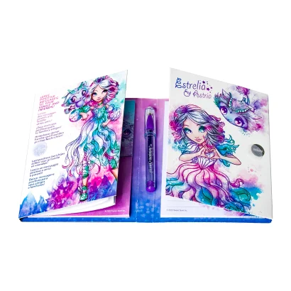 Набір для творчості з блокнотом NEBULOUS STARS – КОСМІЧНИЙ СТИЛЬ (4 види в асортименті)