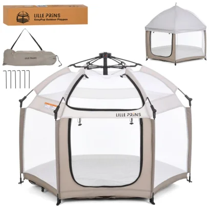 Дитяча платка манеж MR 1515 Cashmere Beige 140х124х110 см