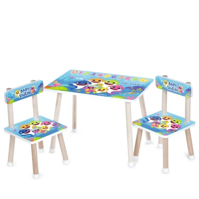 Дитячий столик M 501-20 стільниця 60 х 40 см, 2 стільчики