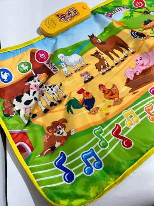 Дитячий розвиваючий килимок Прекрасна ферма M 3455 укр. мовою