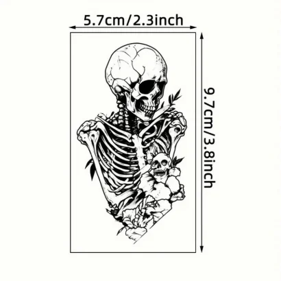 Набір дитячих тимчасових татуювань "Чорні міні №5" black-tattoo-mini-set-5-T