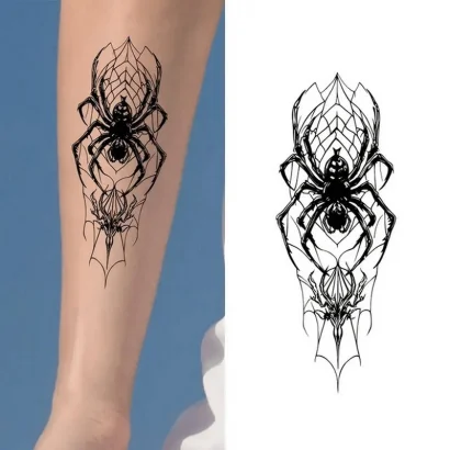 Набір дитячих тимчасових татуювань "Чорні міні №5" black-tattoo-mini-set-5-T