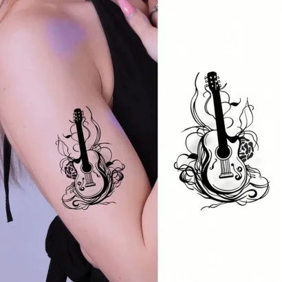 Набір дитячих тимчасових татуювань "Чорні міні №4" black-tattoo-mini-set-4-H