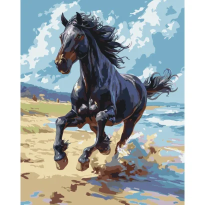Картина за номерами "Шляхетний скакун" 11703-AC 40х50 см