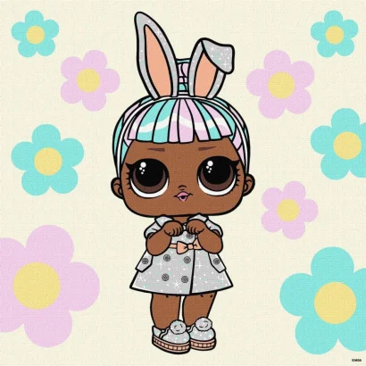 Картина за номерами "L.O.L. Surprise! Spring Bling Carats" KHO1100, 40х40 см   