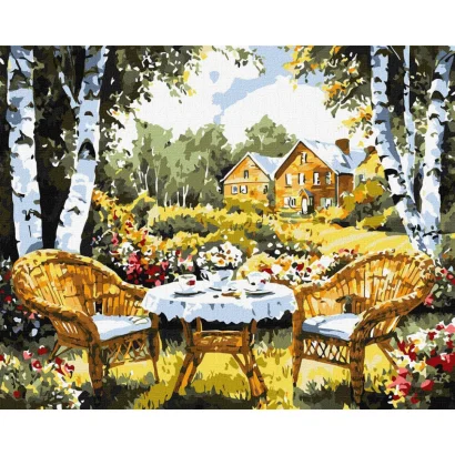 Картина за номерами "Дача мрії" &copy;art_selena_ua KHO6378, 40х50 см