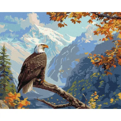 Картина за номерами "Вершинний страж" &copy;art_selena_ua KHO6649, 40х50 см