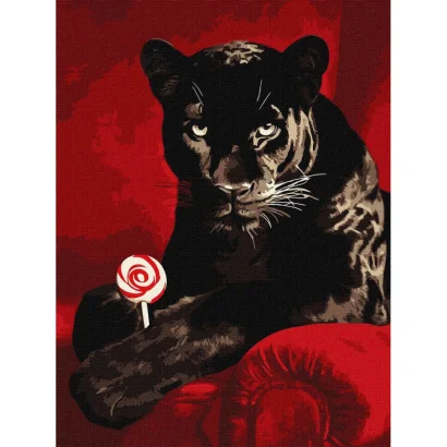 Картина за номерами "Солодкий погляд" &copy;art_selena_ua KHO6727, 30х40 см