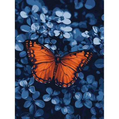 Картина за номерами "Світло серед темряви" &copy;art_selena_ua KHO6733, 30х40 см