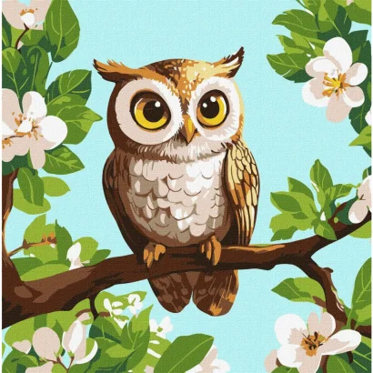 Картина за номерами "Лісова варта" &copy;art_selena_ua KHO6740, 30х30 см