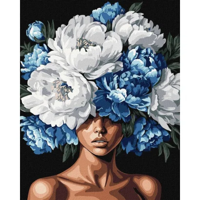 Картина за номерами "Квітуча думка" &copy;victoria_art KHO8527, 40х50 см