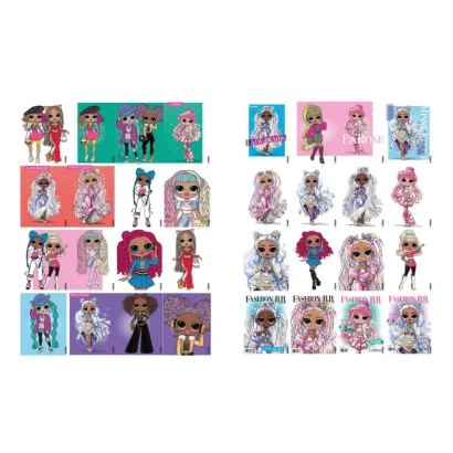 Дитяча книжка-розмальовка "Fashion Show Missy Frost" LCB3 зі стікерами