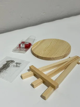 Дитячий набір для творчості стрінг-арт "Серце" YG0115(28276) дерев'яна основа