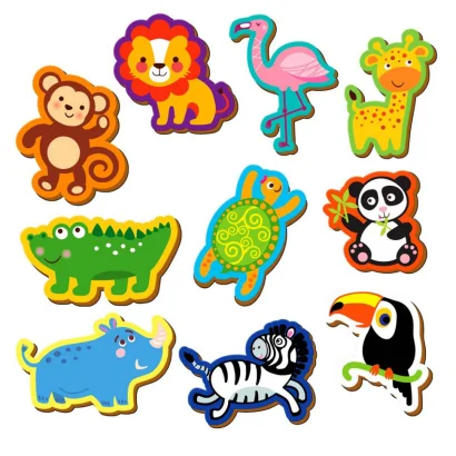 Дитячий набір магнітів "Зоопарк" VT3106-39, 10 магнітів