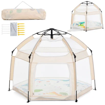 Дитячий манеж MR 1512 Ivory Beige 146&times;127&times;110 см