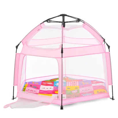 Дитячий манеж MR 1512 Powder Pink 146&times;127&times;110 см