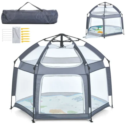 Дитячий манеж MR 1512 Silver Mist 146&times;127&times;110 см