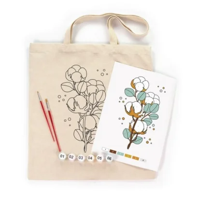 Набір для творчості екосумка-розмальовка "Бавовна" N0003619, 38х42 см