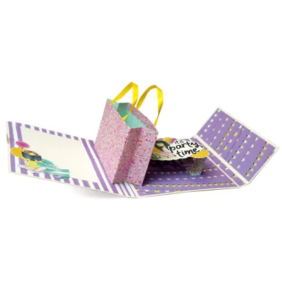 Набір для створення pop-up листівки "Party Girl" FDGCK-052, 14 x 16 см