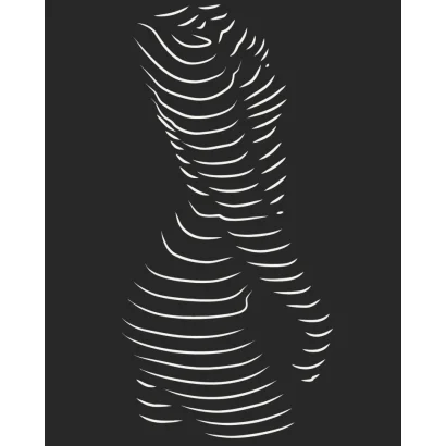 Картина за номерами "Звабливий силует" 10117-AC 40х50 см