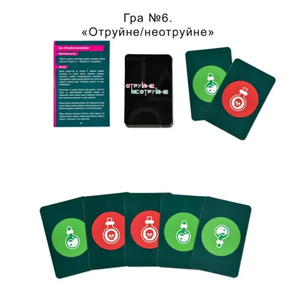 Настільна гра 6 в 1 "Ти знаєш, що робити 2" 30841 картки 54 шт