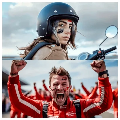 Набір тимчасових татуювань "Гоночні автомобілі" racing-cars-10-01 розмір 12х7 см