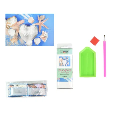 Алмазна мозаїка без підрамника "Райські підводні скарби" YAB29687, 10х15 см