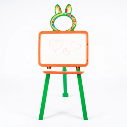 Розвиваюча дошка для малювання магнітна 013777/3 оранжево-зелена