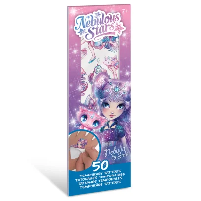 Набір тимчасових татуювань Зіркові малюнки "Небулія" Nebulous Stars 11458-3 боді-арт