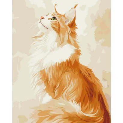 Картина за номерами "Рудий Мейн-кун" &copy;arttem_illustration 11704-AC 40х50 см 