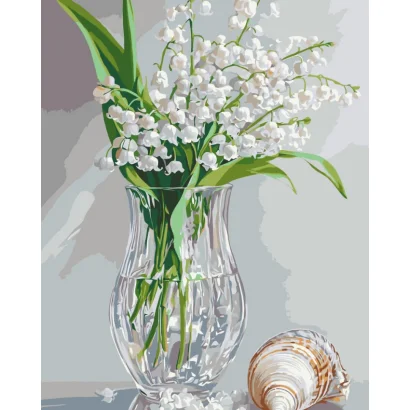 Картина за номерами "Запашні конвалії" &copy;arttem_illustrations 13160-AC 40х50 см 