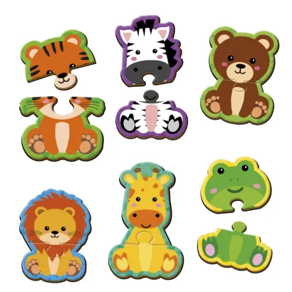 Дитячі магнітні пазли "Тваринки" VT1733-04, 6 картинок