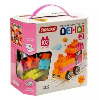 Дитячий конструктор &quot;ДЕНДІ&quot; - 2 71344, 102 деталі