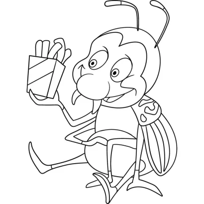 Розпис на полотні "Колорадський жучок" 15054-AC 25x30 см