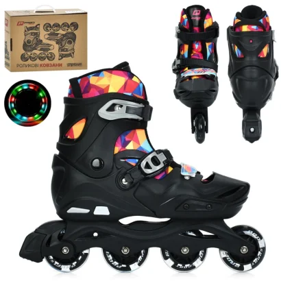 Дитячі розсувні ролики A4158-L-B, розмір 39-42