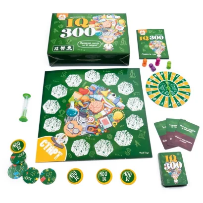 Дитяча настільна гра "IQ300" VT8055-46 колесо фортуни, пісочний годинник