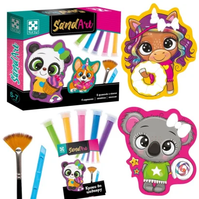 Дитячий набір для творчості з піском "Солодка вечірка" VT4501-02 творчий посібник