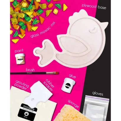 Дитячий набір для творчості кришталева мозаїка "Птах" MA1005