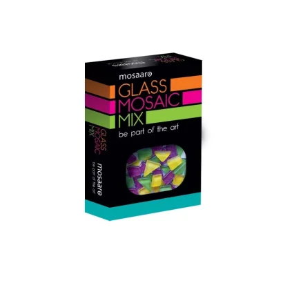 Дитячий набір для творчості "Мозаїчний мікс" MA5002 зелений, жовтий, фіолетовий з глітером