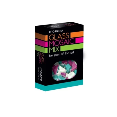 Дитячий набір для творчості "Мозаїчний мікс" MA5004 білий, бірюзовий, фіолетовий з глітером