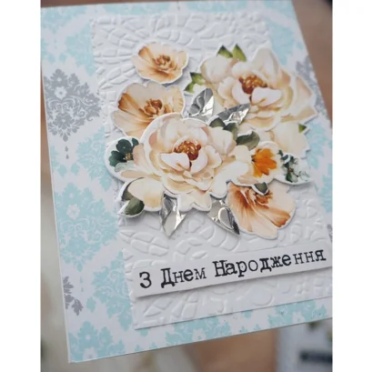 Набір для створення вітальних листівок "Where beauty lives" FDGCK-047, 6 шт