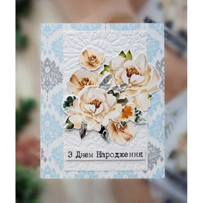 Набір для створення вітальних листівок "Where beauty lives" FDGCK-047, 6 шт