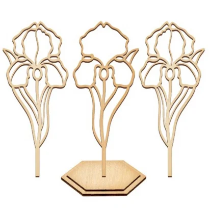 Набір для вітражного живопису за номерами "Ніжний ірис" FDSGK-013