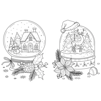Велика книга розмальовок Різдво 1736023, 64 сторінки